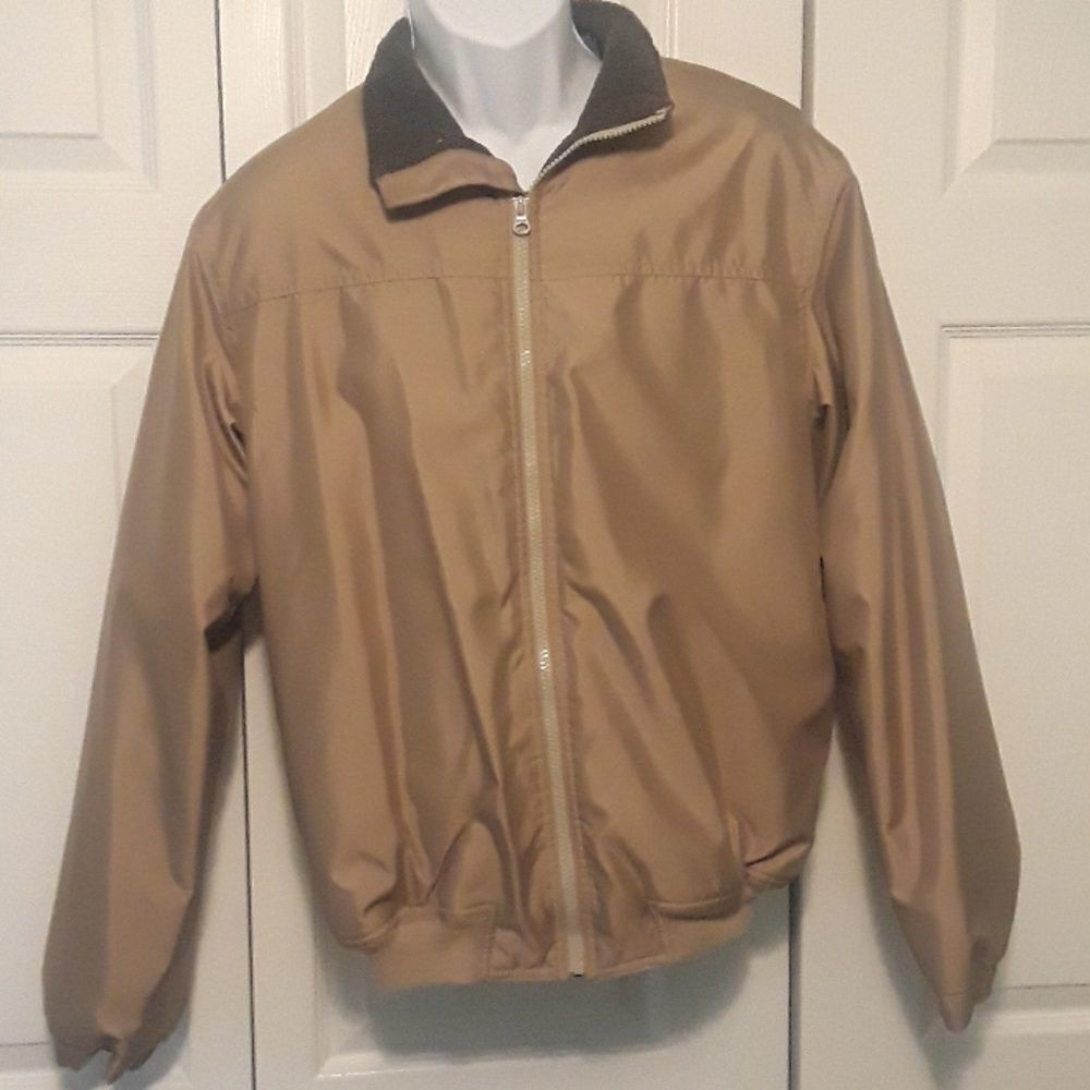 Chaps Size M Bomber Jacket Rain Proof -> Chaps Size M Bomber Jacket Rain Proof